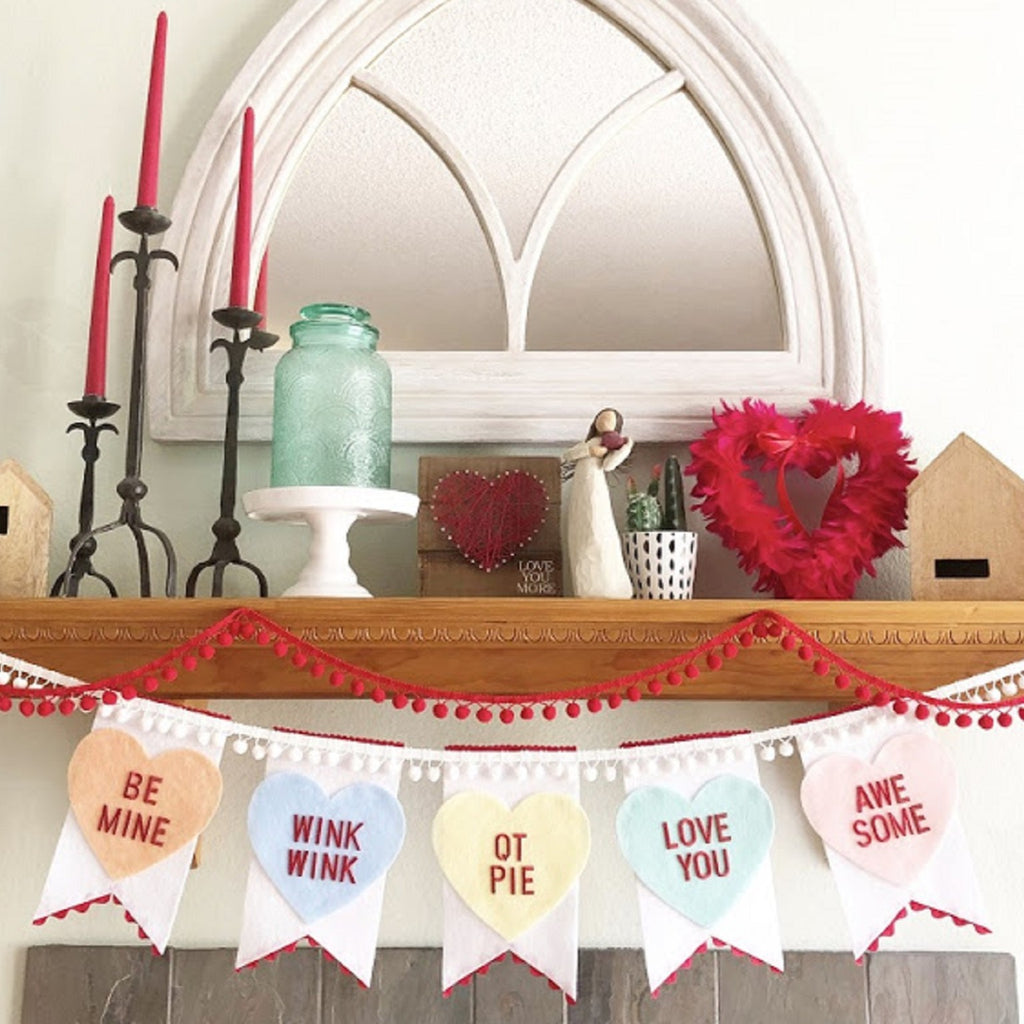 Embroidered Iron-On Letter Sheets Block Style