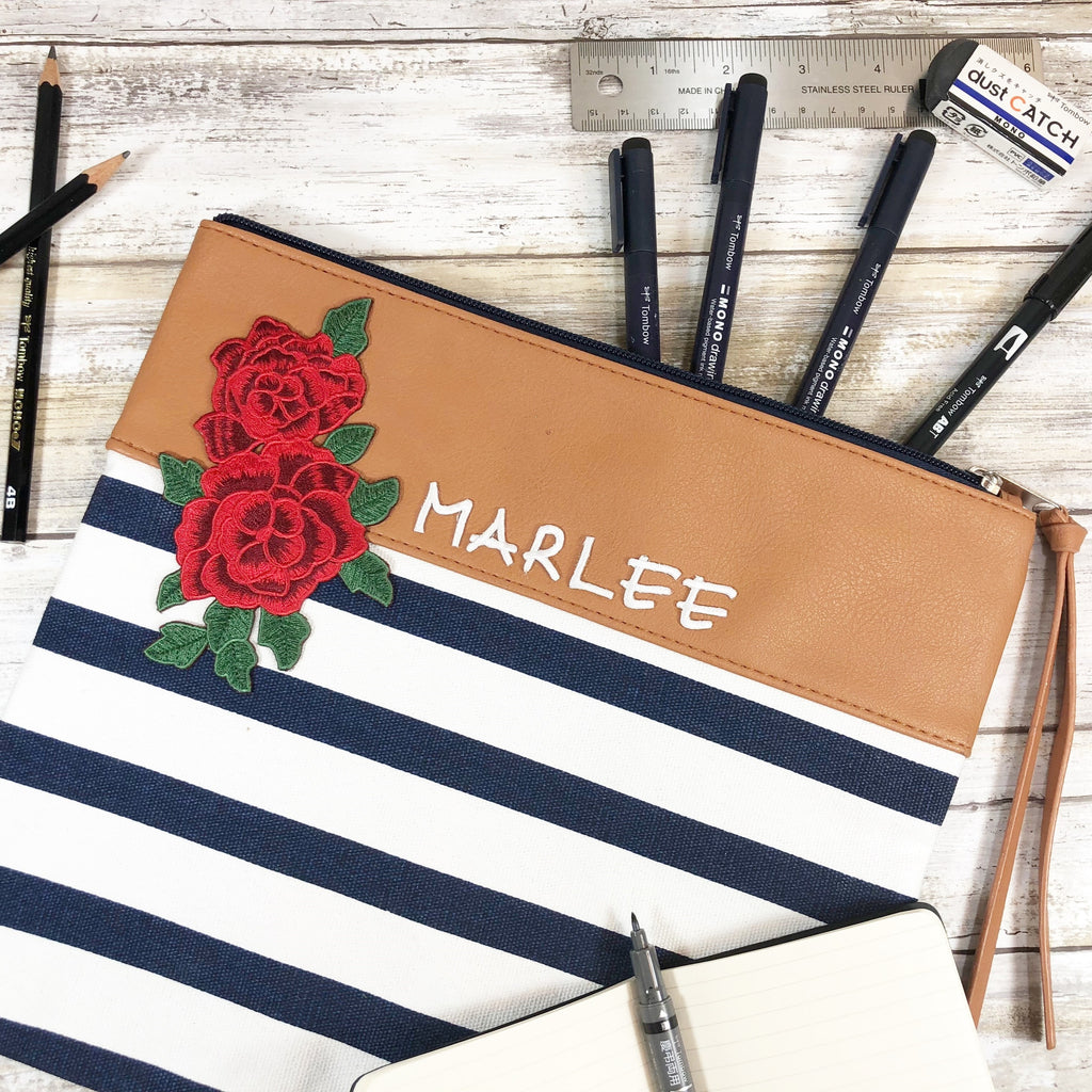 Embroidered Iron-On Letter Sheets Baby Style