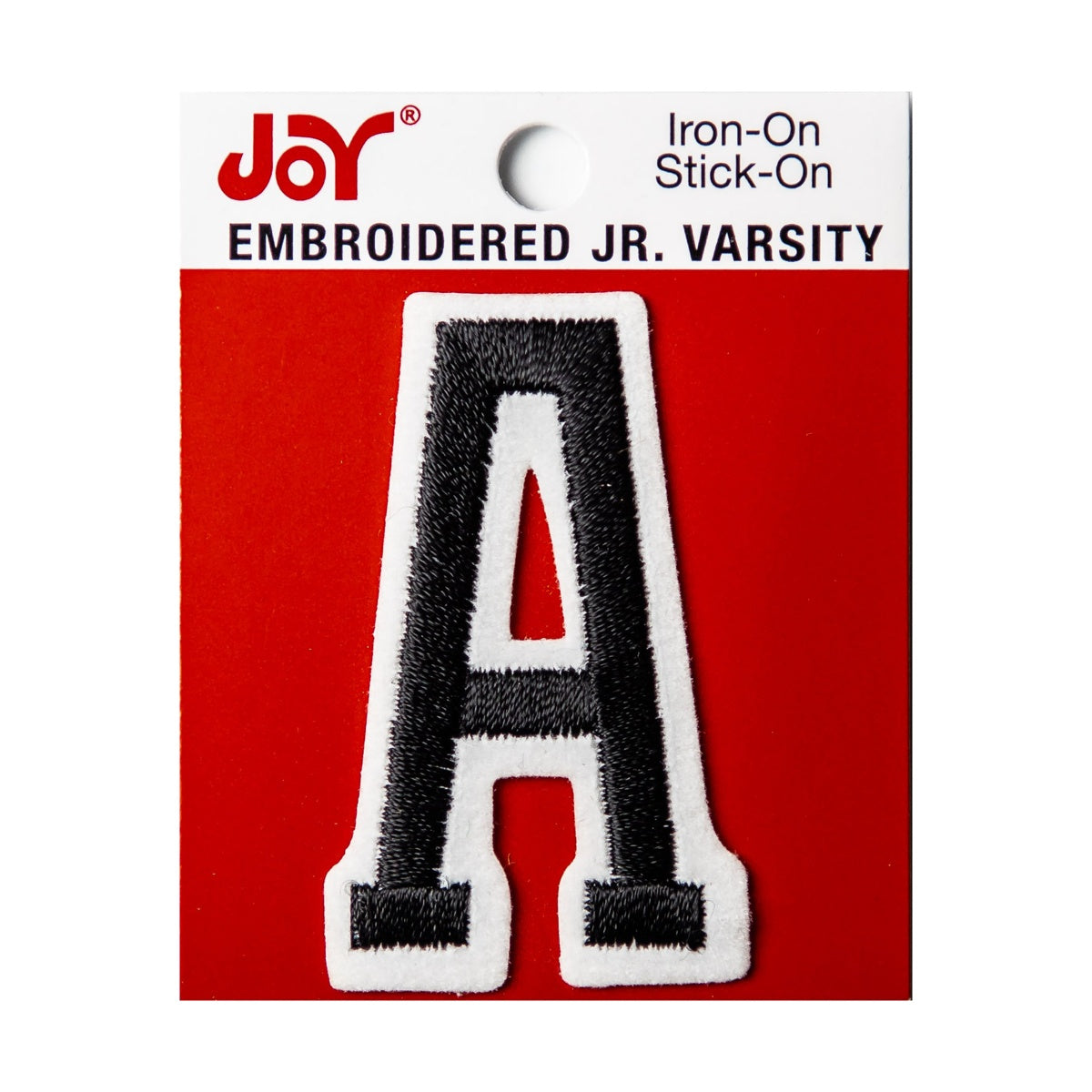 Joy Embroidered Iron-On 2 Inch Varsity Letters and Numbers
