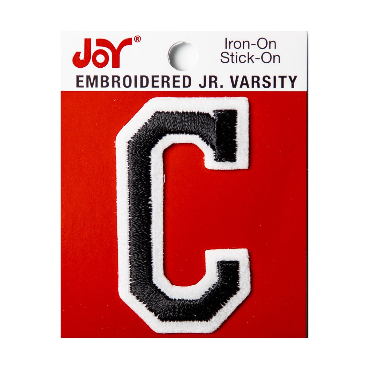 Joy Embroidered Iron-On 2 Inch Varsity Letters and Numbers
