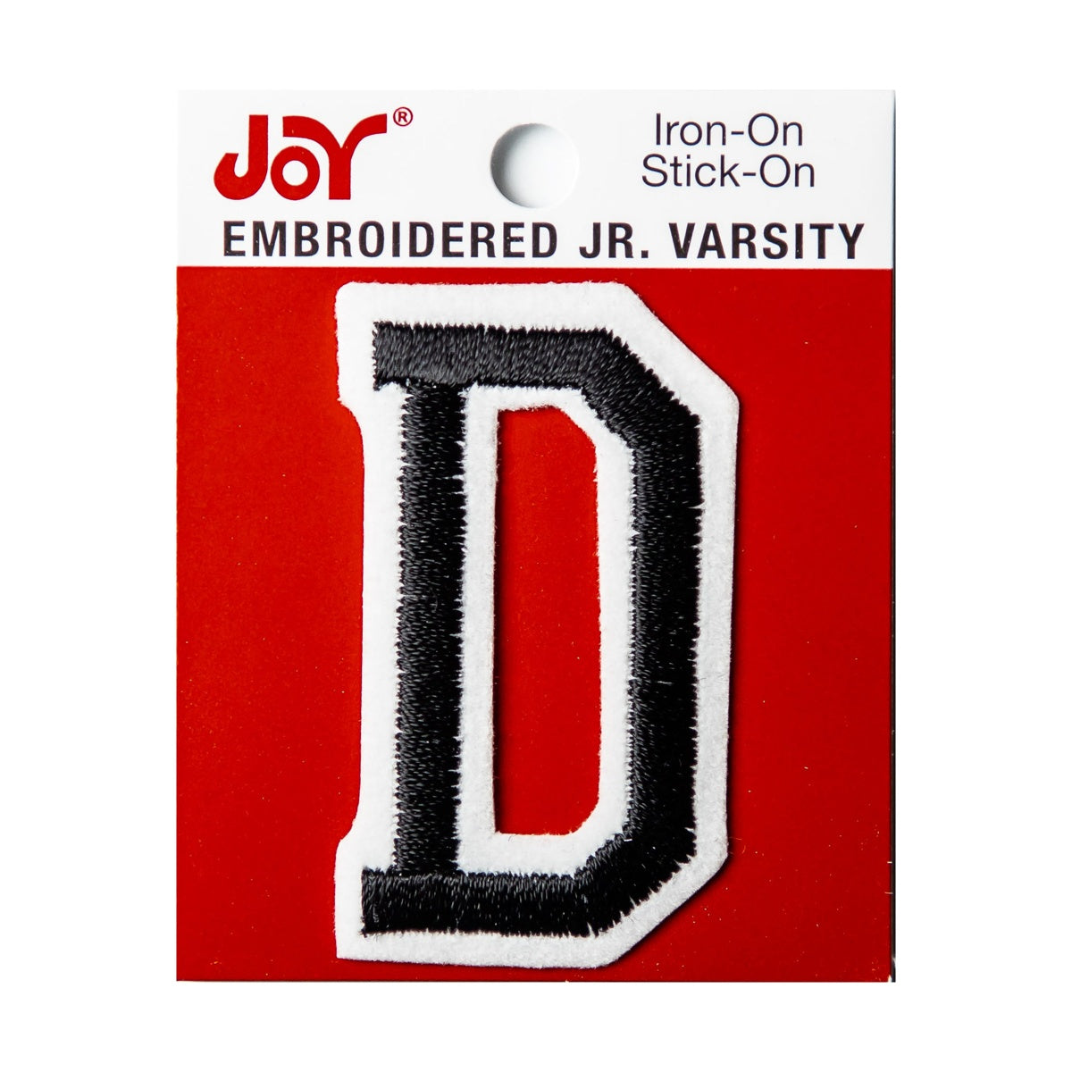 Joy Embroidered Iron-On 2 Inch Varsity Letters and Numbers