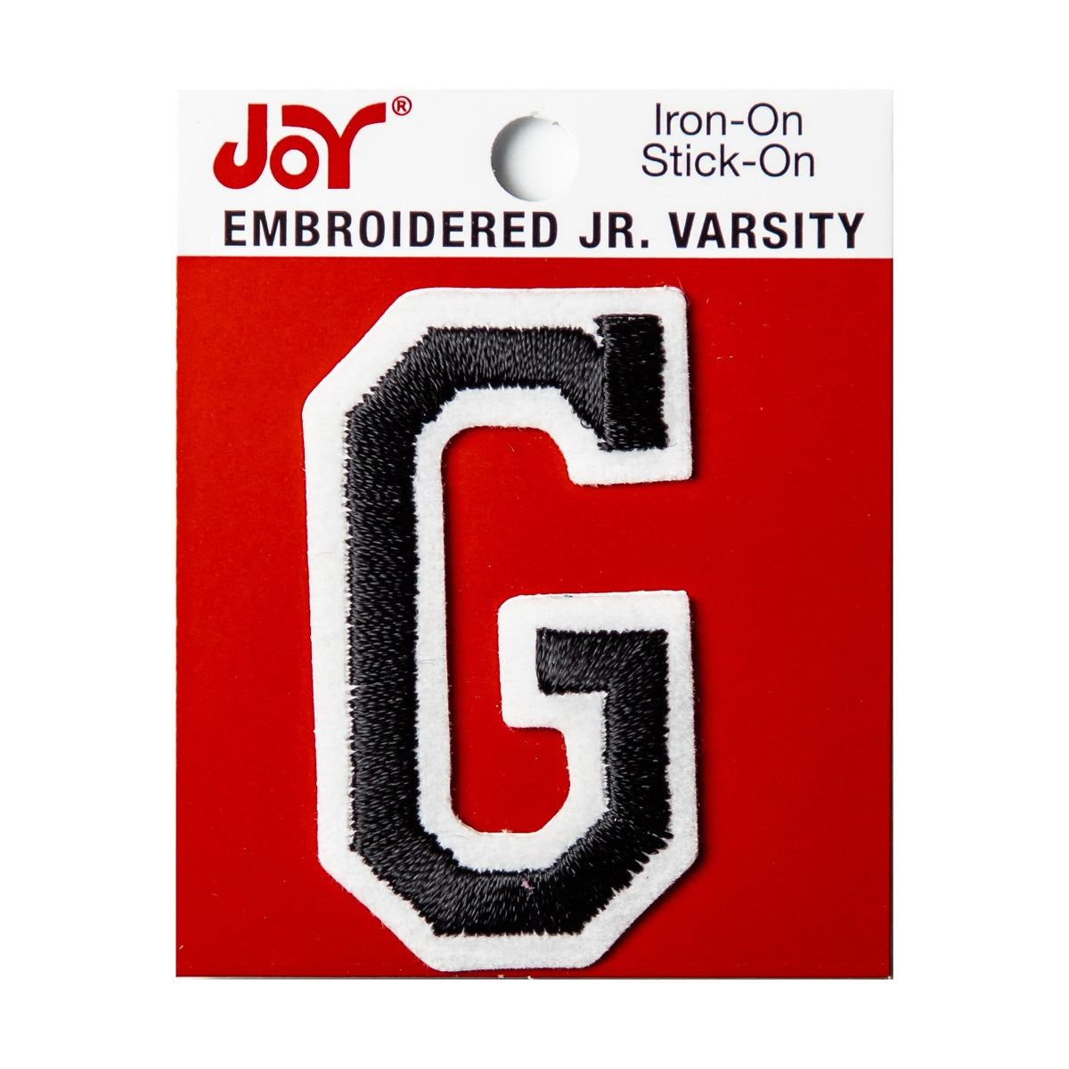Joy Embroidered Iron-On 2 Inch Varsity Letters and Numbers