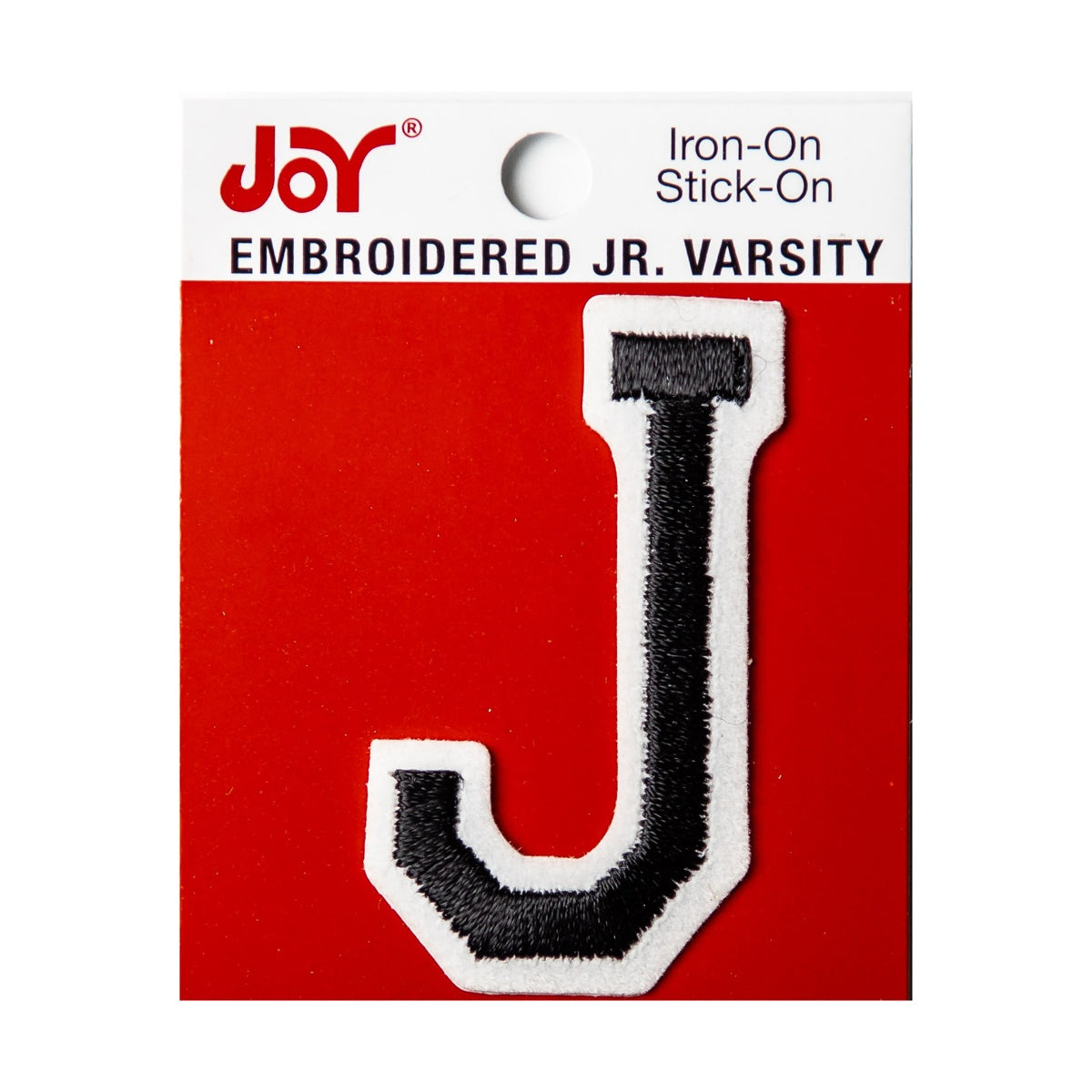 Joy Embroidered Iron-On 2 Inch Varsity Letters and Numbers
