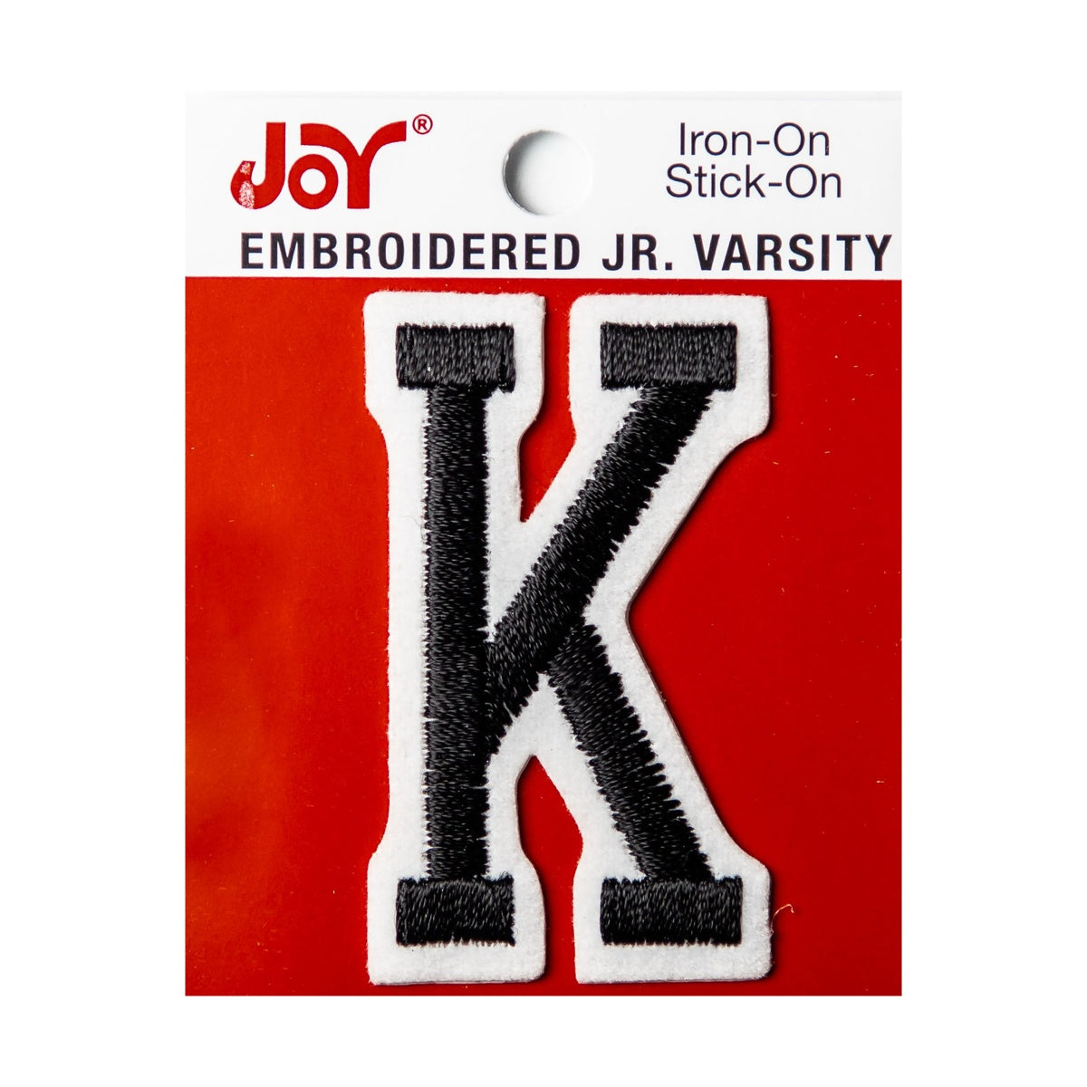 Joy Embroidered Iron-On 2 Inch Varsity Letters and Numbers