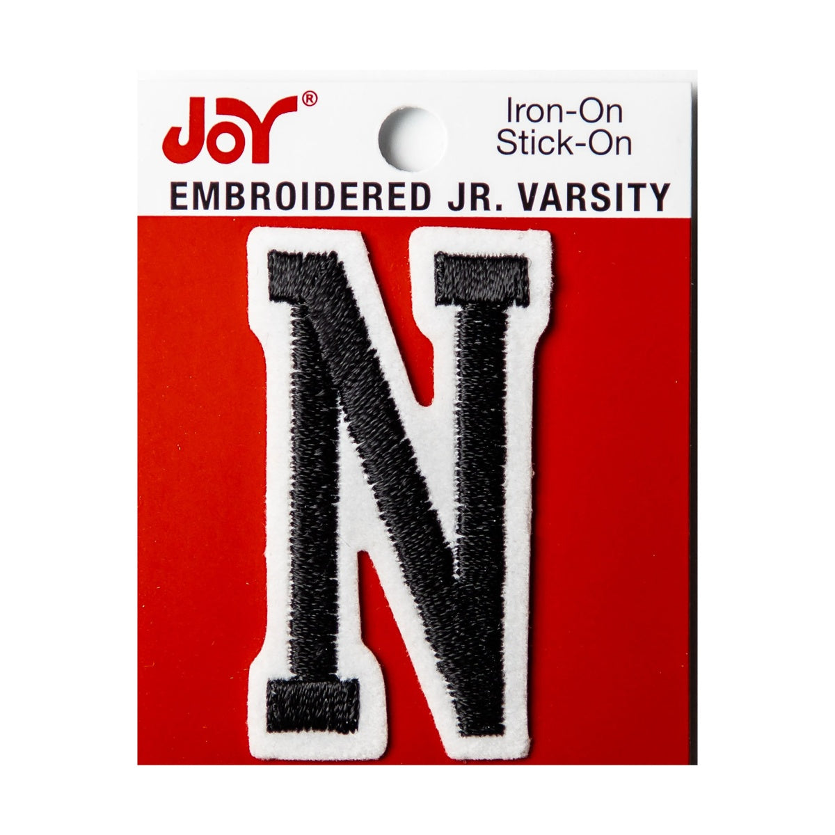 Joy Embroidered Iron-On 2 Inch Varsity Letters and Numbers