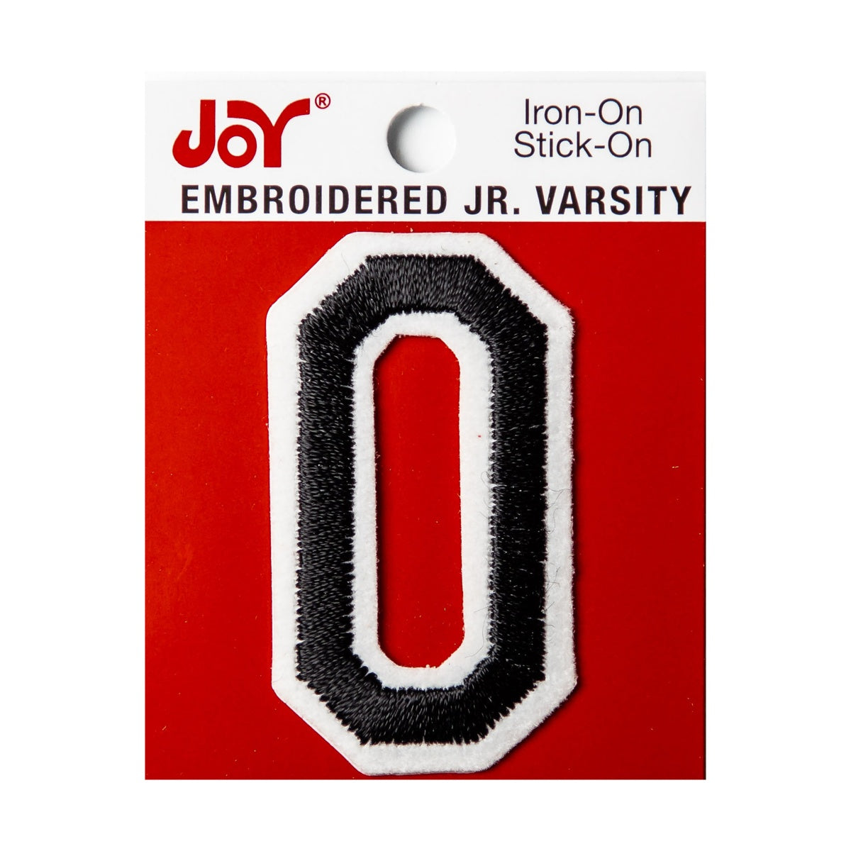 Joy Embroidered Iron-On 2 Inch Varsity Letters and Numbers