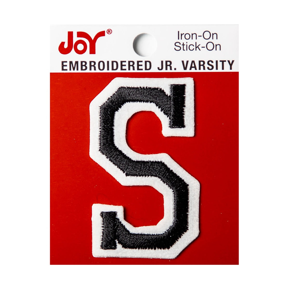 Joy Embroidered Iron-On 2 Inch Varsity Letters and Numbers