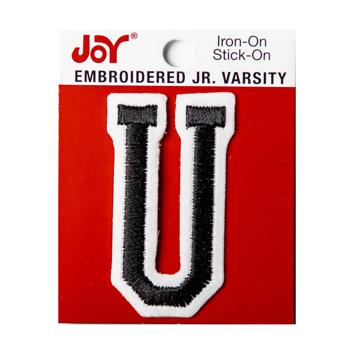 Joy Embroidered Iron-On 2 Inch Varsity Letters and Numbers