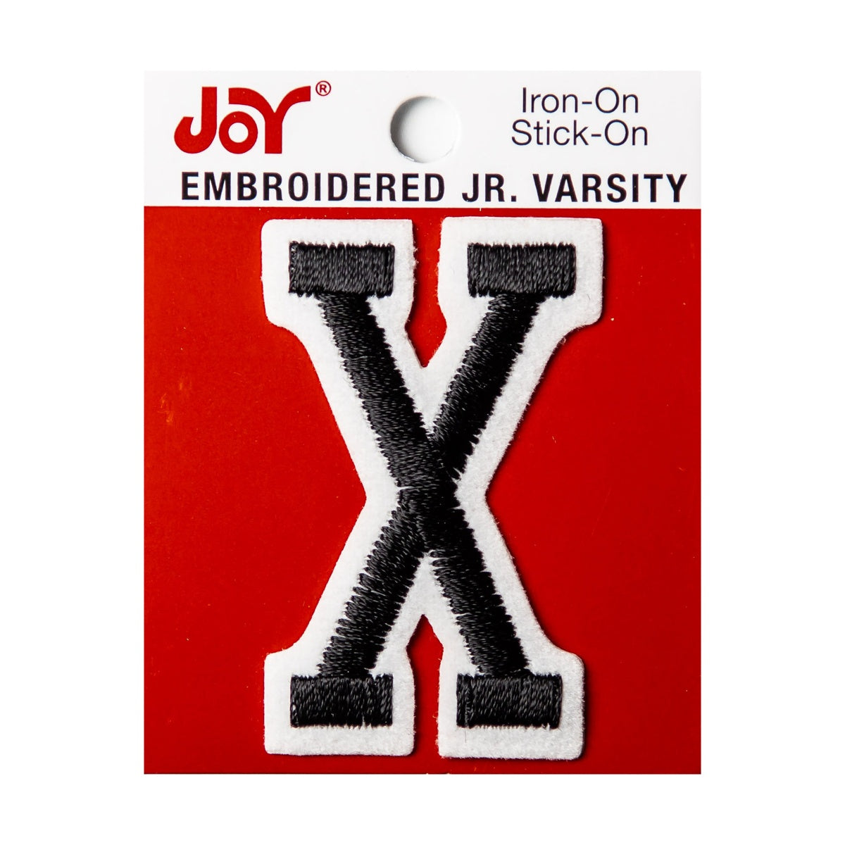 Joy Embroidered Iron-On 2 Inch Varsity Letters and Numbers