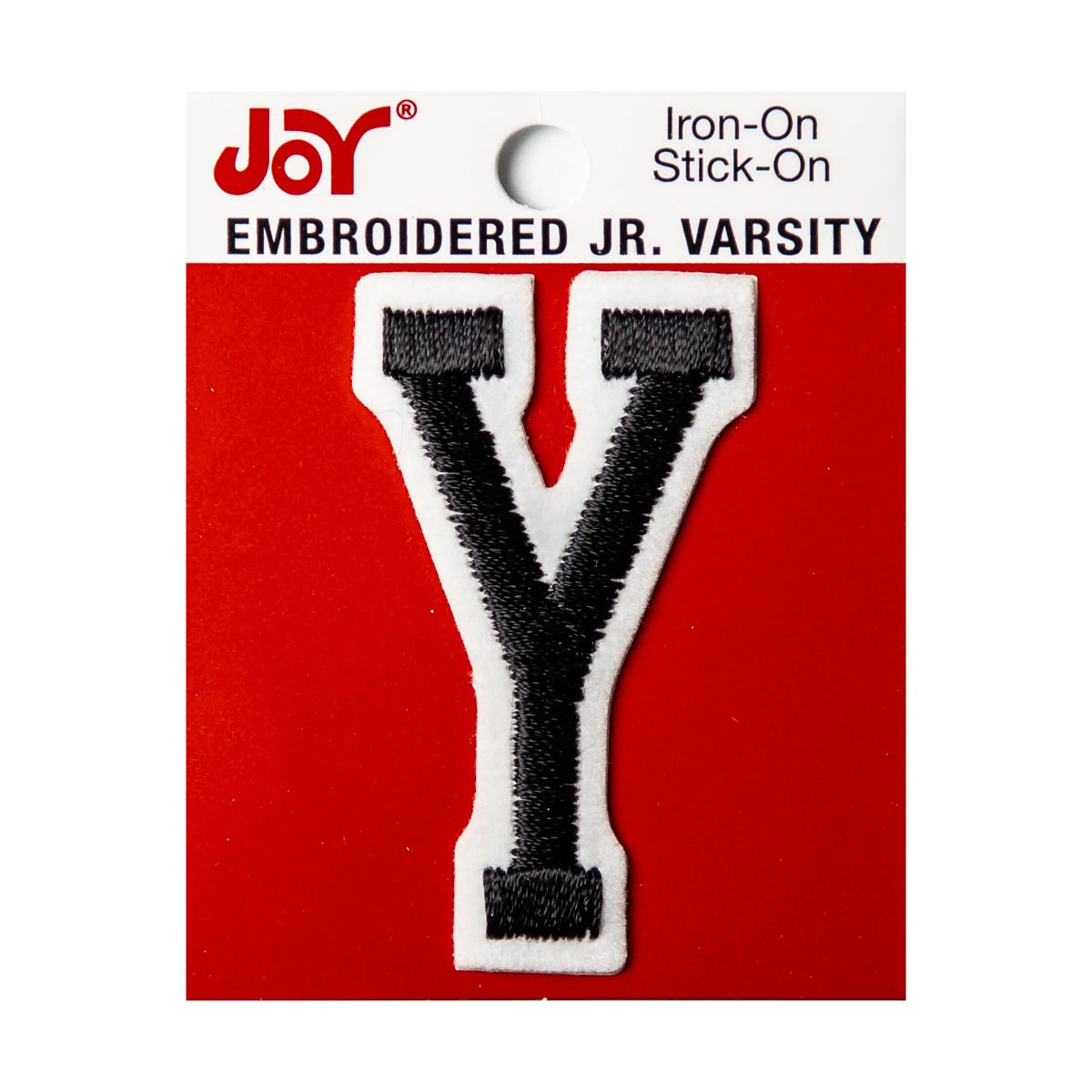 Joy Embroidered Iron-On 2 Inch Varsity Letters and Numbers