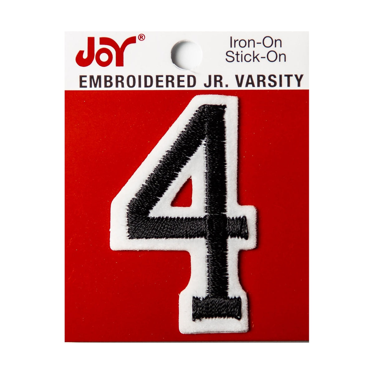Joy Embroidered Iron-On 2 Inch Varsity Letters and Numbers