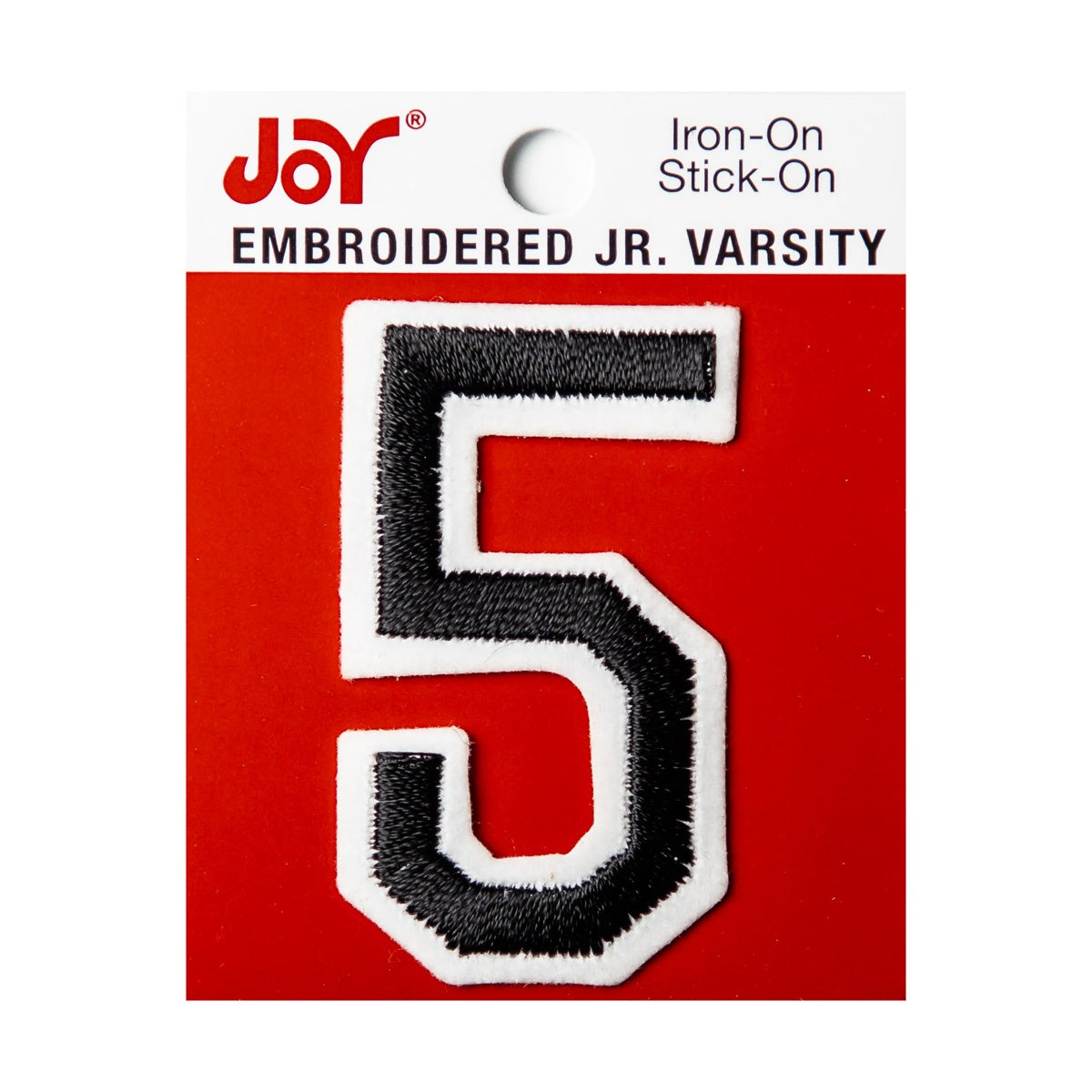 Joy Embroidered Iron-On 2 Inch Varsity Letters and Numbers