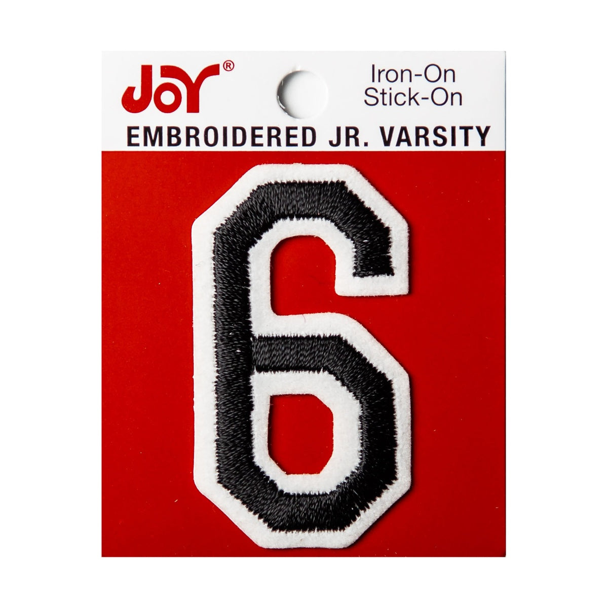 Joy Embroidered Iron-On 2 Inch Varsity Letters and Numbers