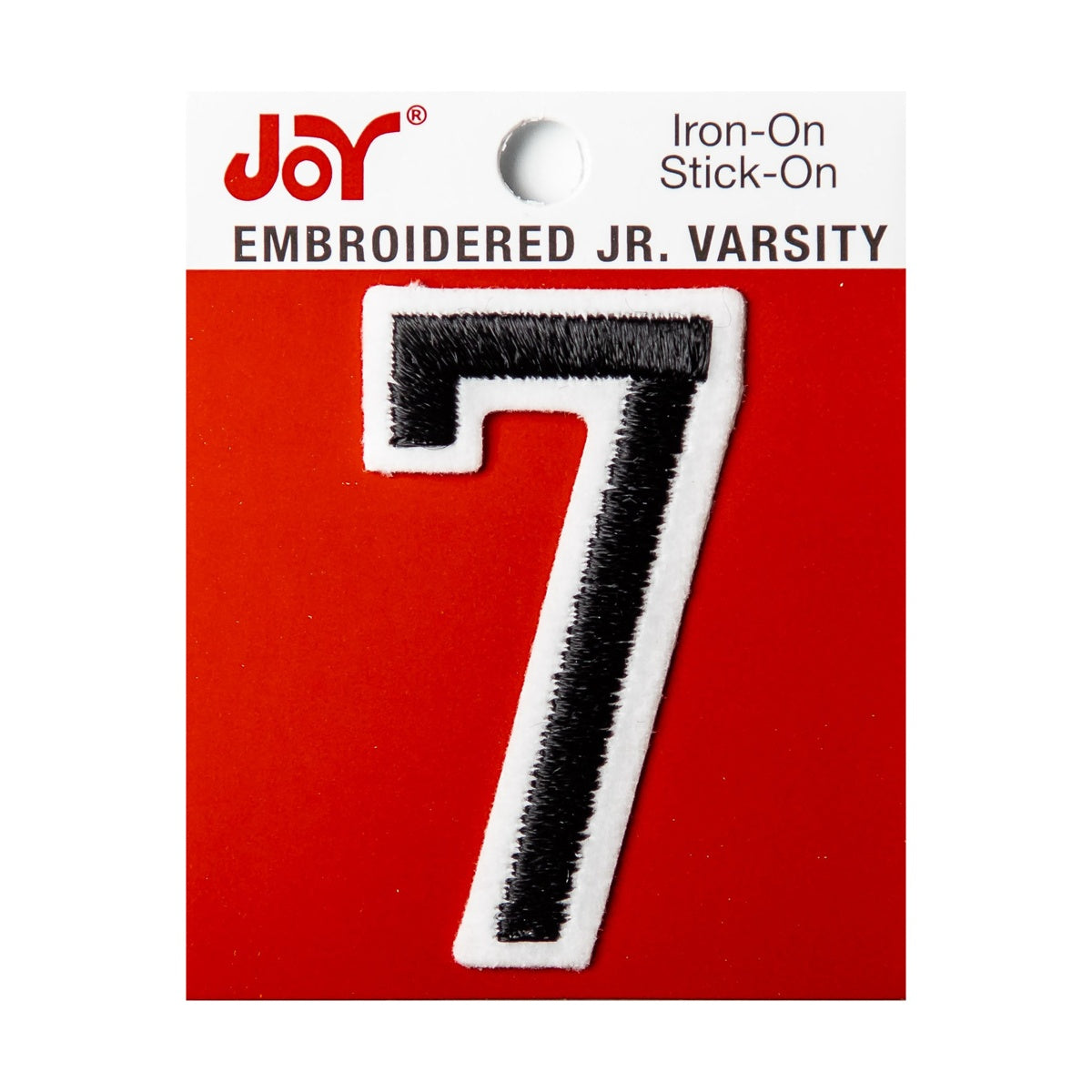 Joy Embroidered Iron-On 2 Inch Varsity Letters and Numbers