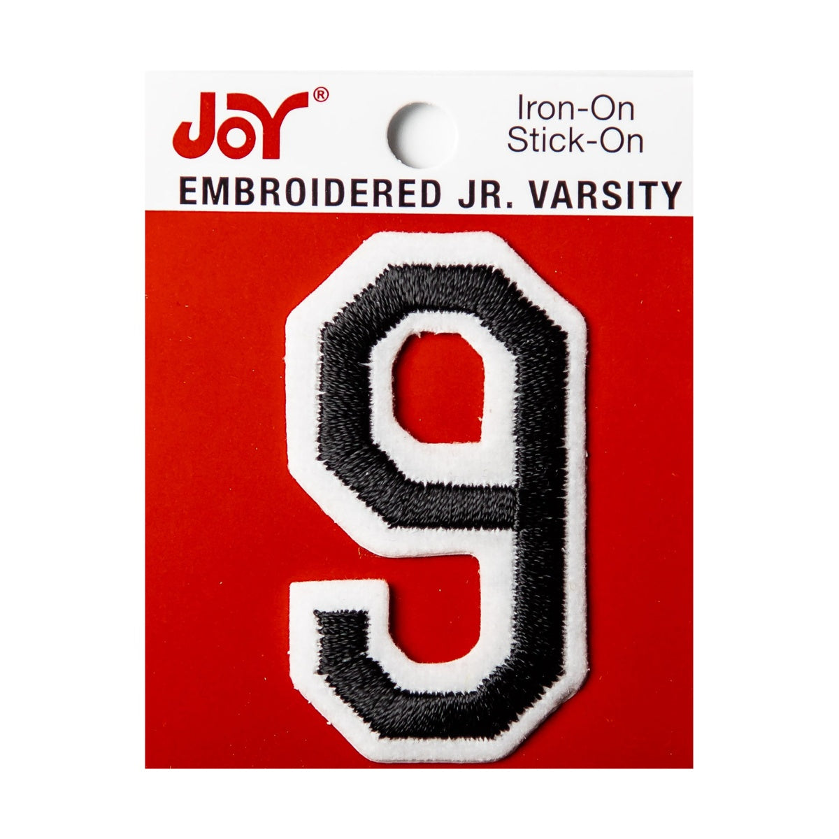 Joy Embroidered Iron-On 2 Inch Varsity Letters and Numbers