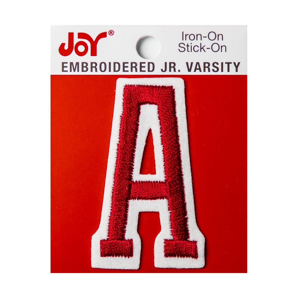 Joy Embroidered Iron-On 2 Inch Varsity Letters and Numbers