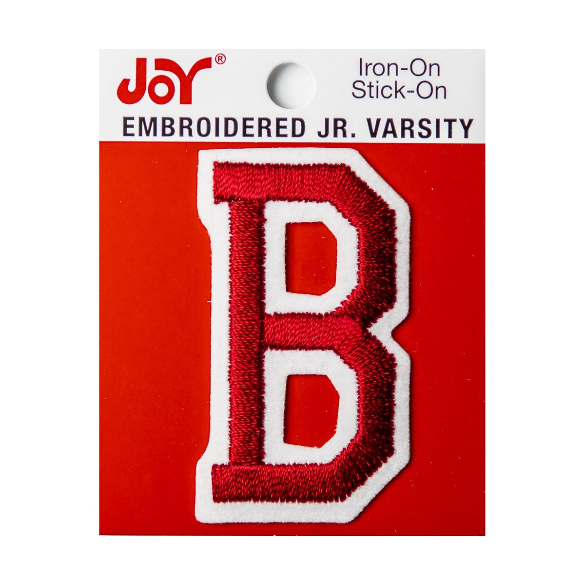 Joy Embroidered Iron-On 2 Inch Varsity Letters and Numbers