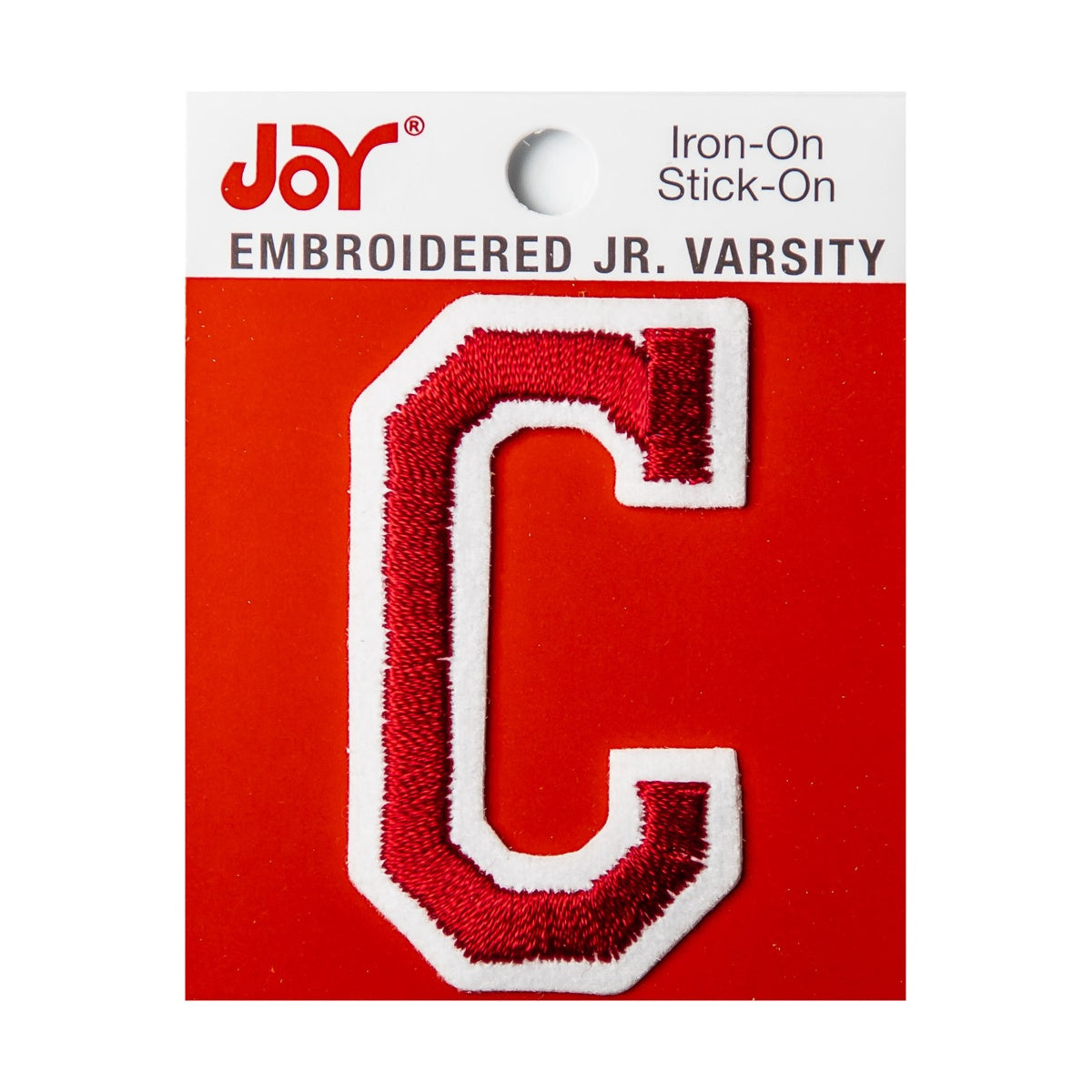 Joy Embroidered Iron-On 2 Inch Varsity Letters and Numbers