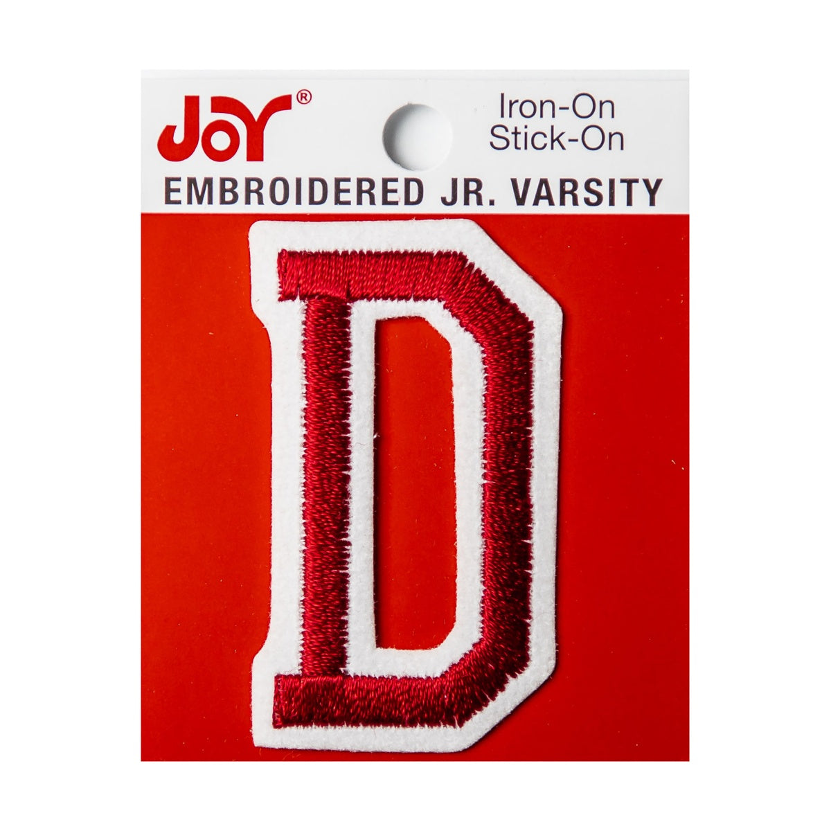 Joy Embroidered Iron-On 2 Inch Varsity Letters and Numbers