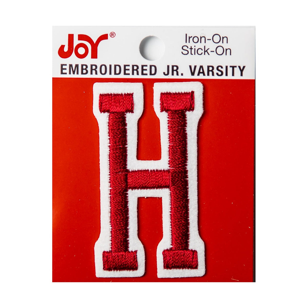 Joy Embroidered Iron-On 2 Inch Varsity Letters and Numbers