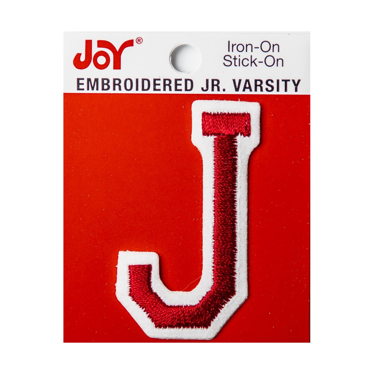 Joy Embroidered Iron-On 2 Inch Varsity Letters and Numbers