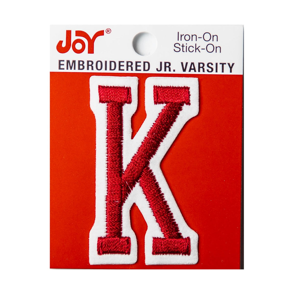 Joy Embroidered Iron-On 2 Inch Varsity Letters and Numbers