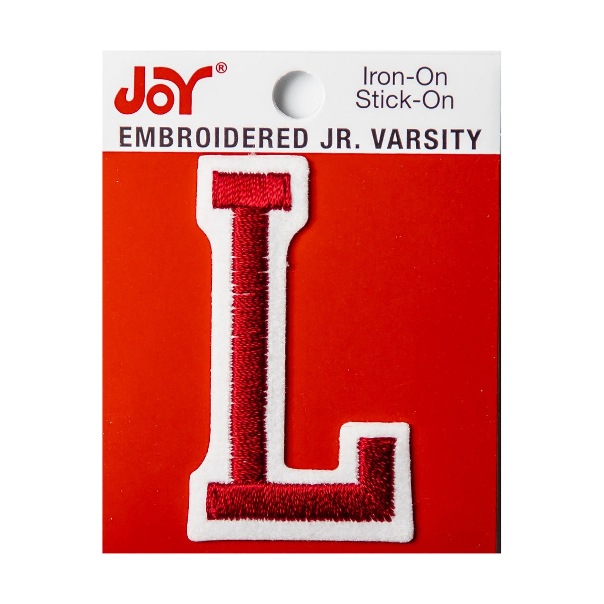 Joy Embroidered Iron-On 2 Inch Varsity Letters and Numbers