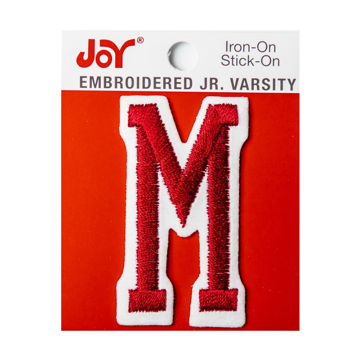 Joy Embroidered Iron-On 2 Inch Varsity Letters and Numbers