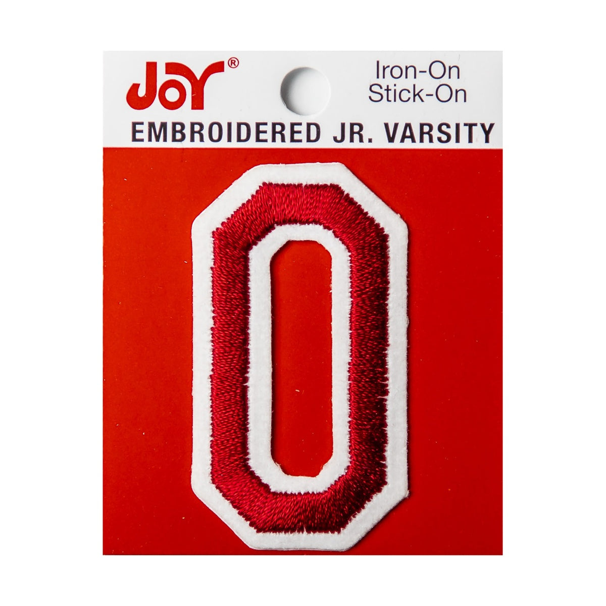 Joy Embroidered Iron-On 2 Inch Varsity Letters and Numbers