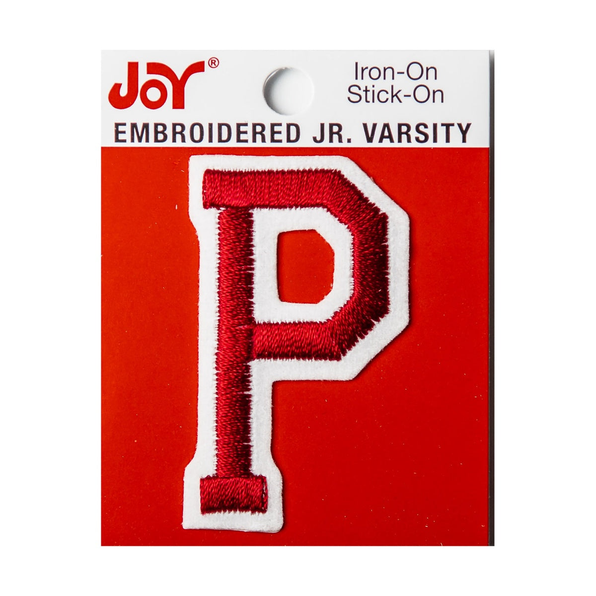 Joy Embroidered Iron-On 2 Inch Varsity Letters and Numbers