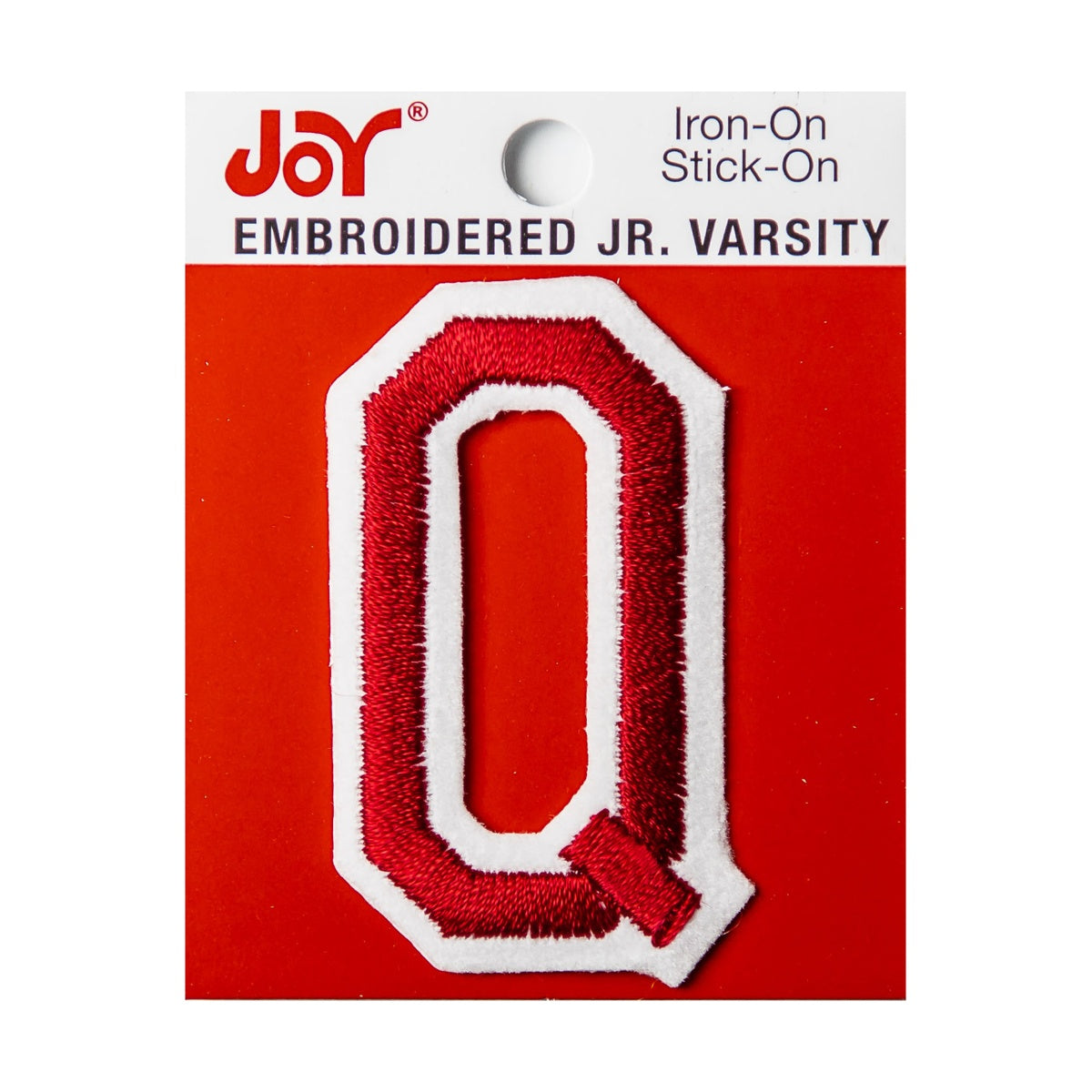 Joy Embroidered Iron-On 2 Inch Varsity Letters and Numbers