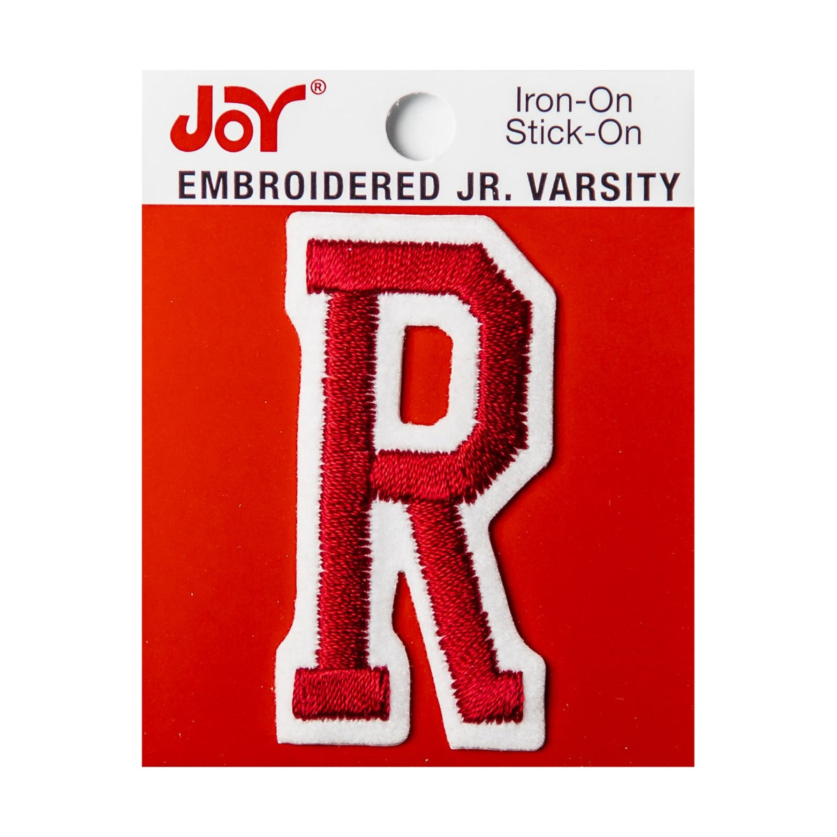 Joy Embroidered Iron-On 2 Inch Varsity Letters and Numbers