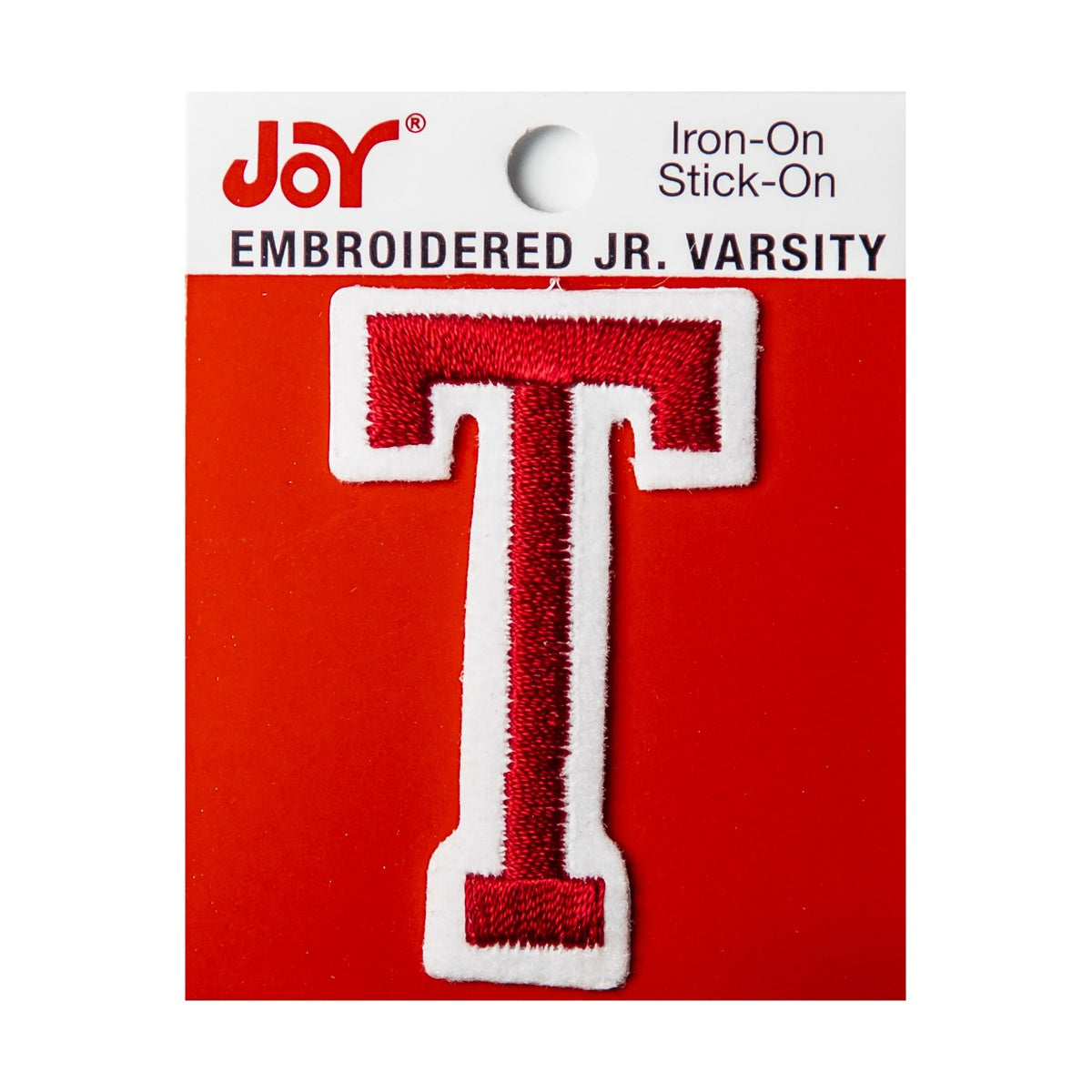 Joy Embroidered Iron-On 2 Inch Varsity Letters and Numbers