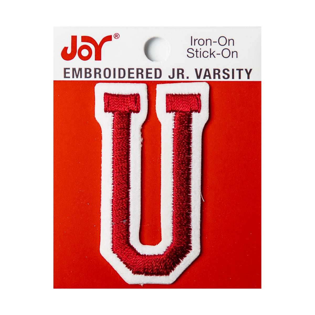 Joy Embroidered Iron-On 2 Inch Varsity Letters and Numbers