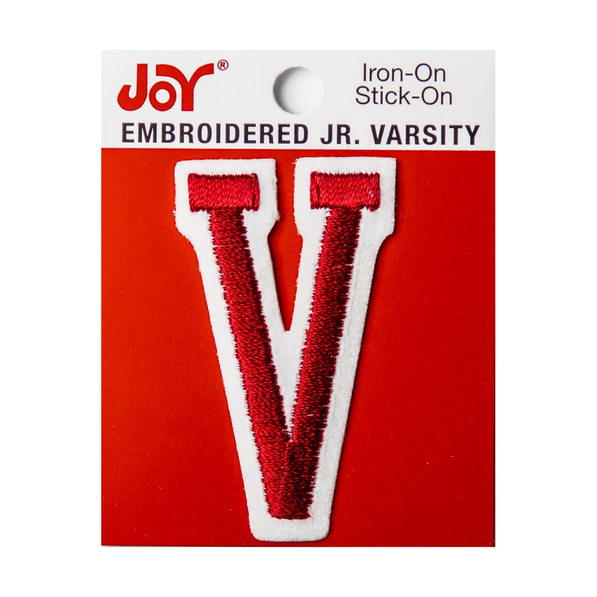 Joy Embroidered Iron-On 2 Inch Varsity Letters and Numbers