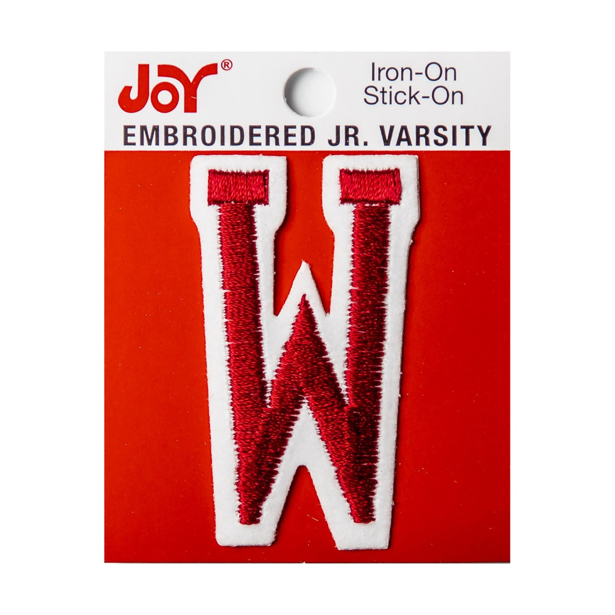 Joy Embroidered Iron-On 2 Inch Varsity Letters and Numbers