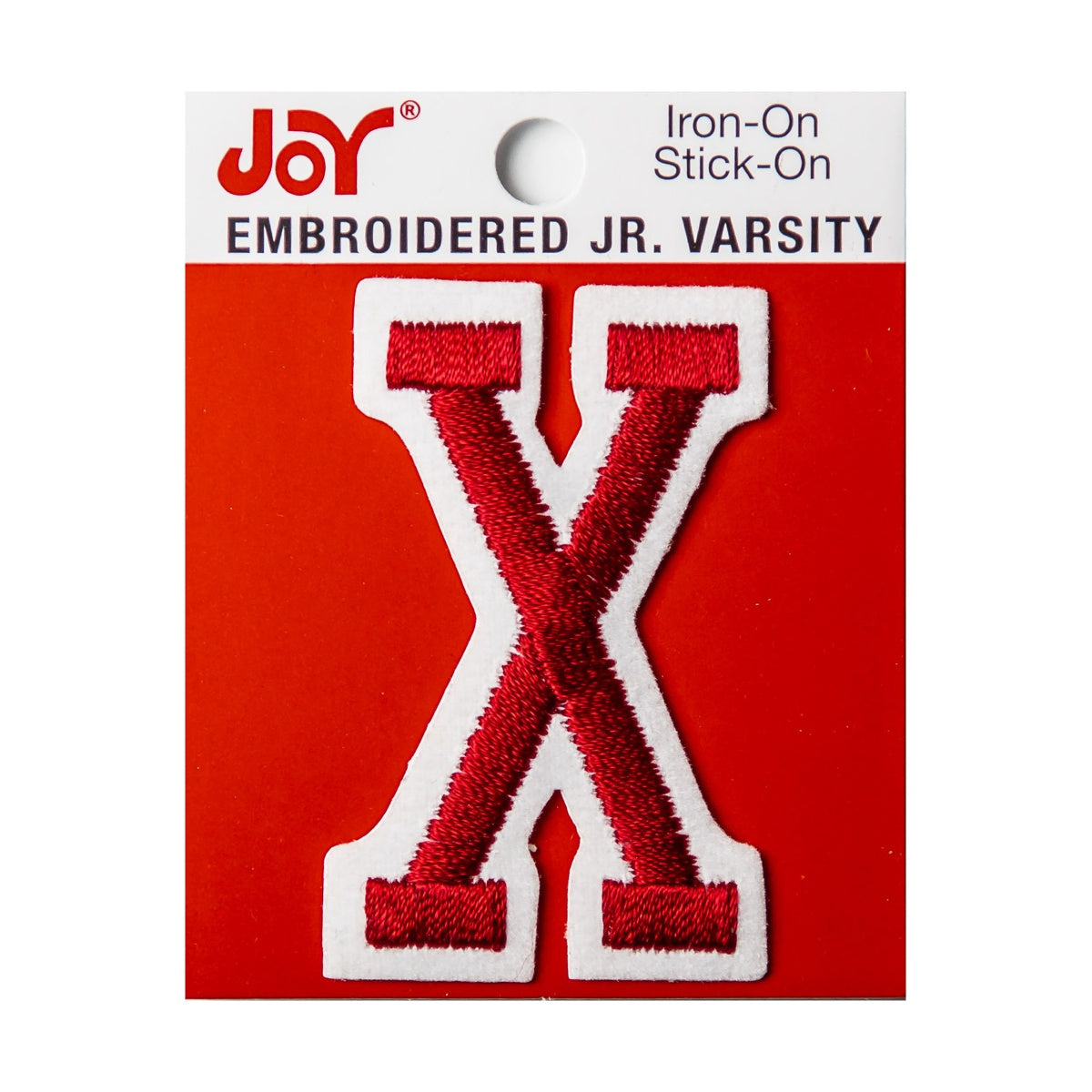 Joy Embroidered Iron-On 2 Inch Varsity Letters and Numbers