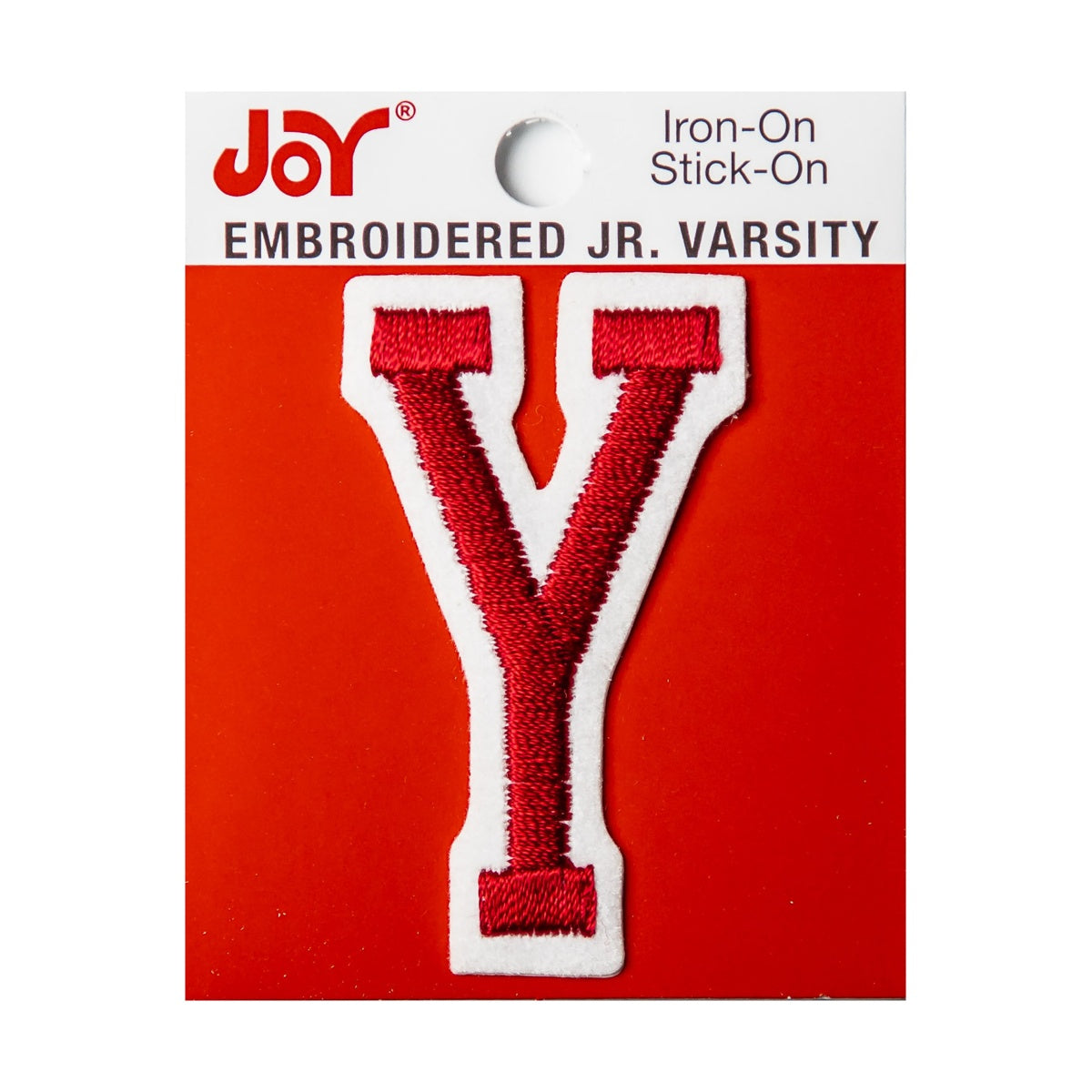Joy Embroidered Iron-On 2 Inch Varsity Letters and Numbers