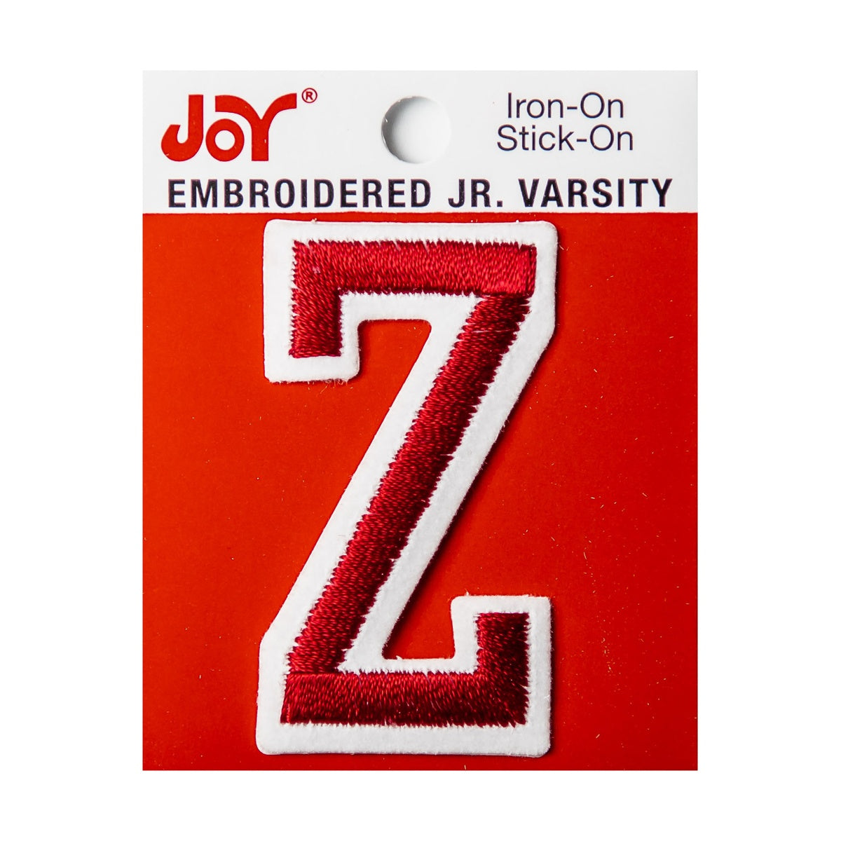 Joy Embroidered Iron-On 2 Inch Varsity Letters and Numbers