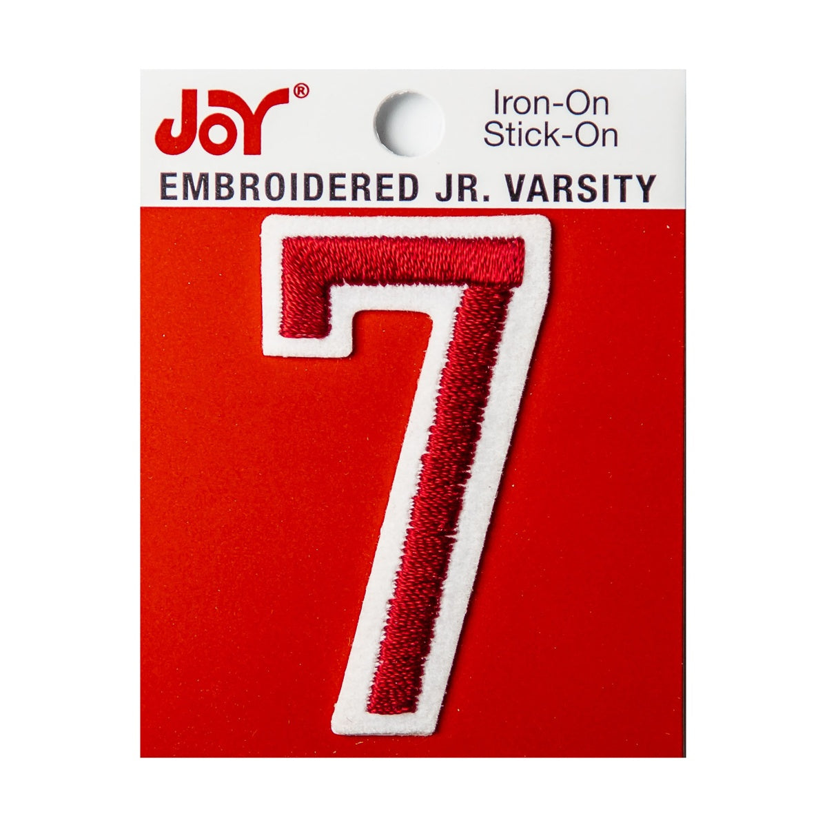 Joy Embroidered Iron-On 2 Inch Varsity Letters and Numbers