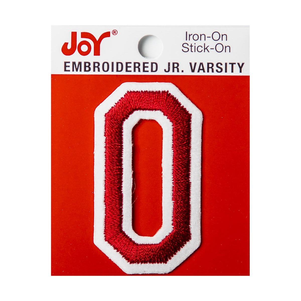 Joy Embroidered Iron-On 2 Inch Varsity Letters and Numbers