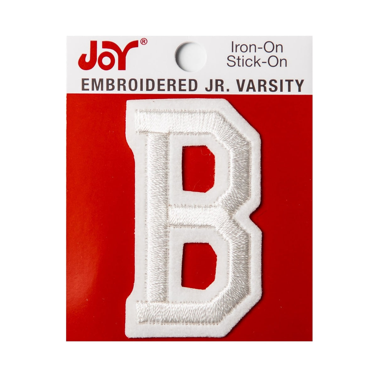 Joy Embroidered Iron-On 2 Inch Varsity Letters and Numbers