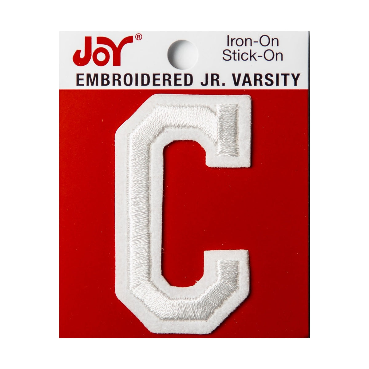 Joy Embroidered Iron-On 2 Inch Varsity Letters and Numbers