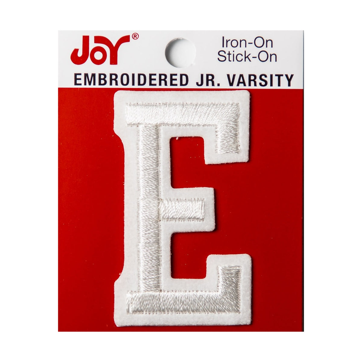 Joy Embroidered Iron-On 2 Inch Varsity Letters and Numbers