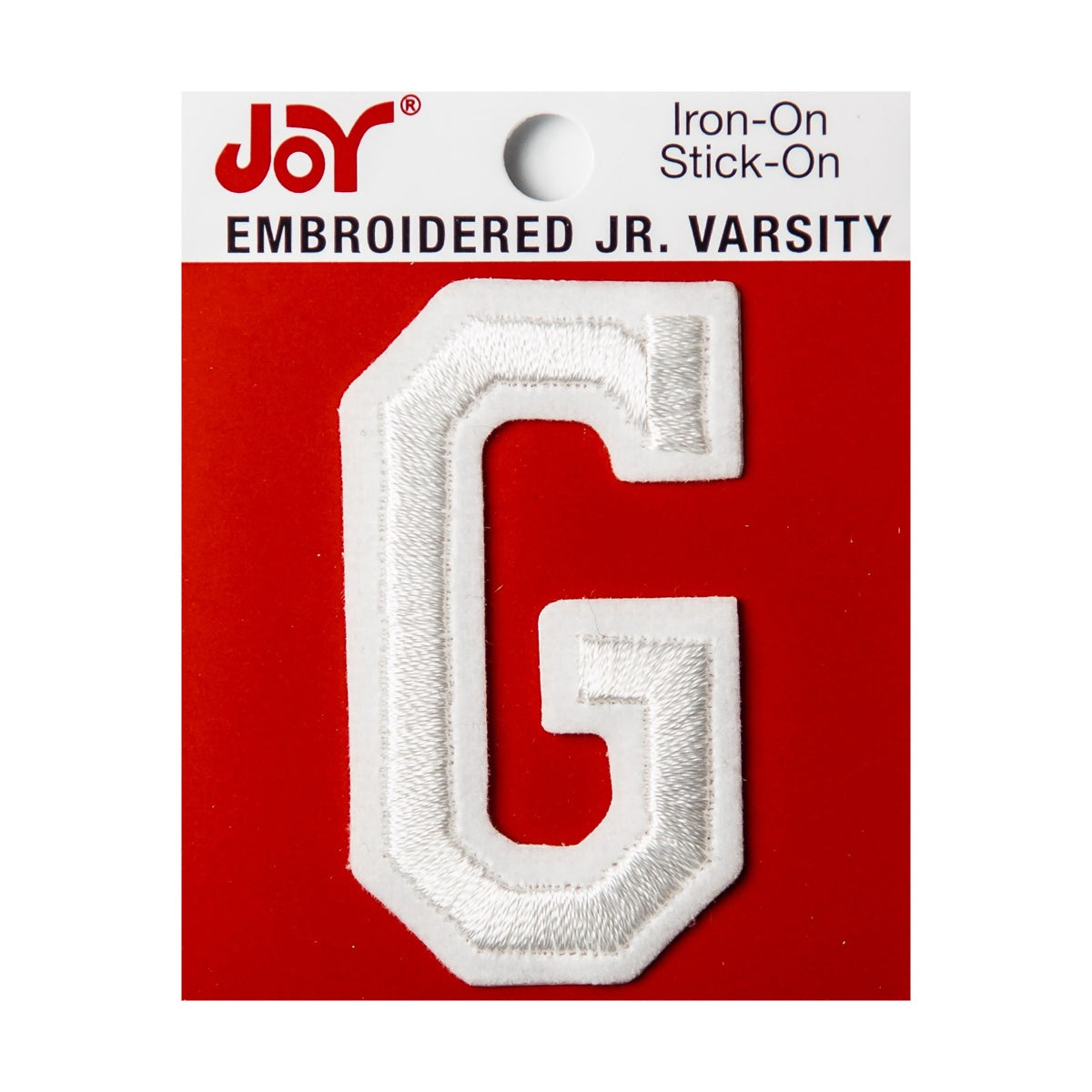 Joy Embroidered Iron-On 2 Inch Varsity Letters and Numbers