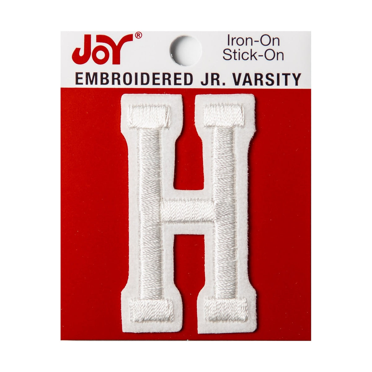 Joy Embroidered Iron-On 2 Inch Varsity Letters and Numbers