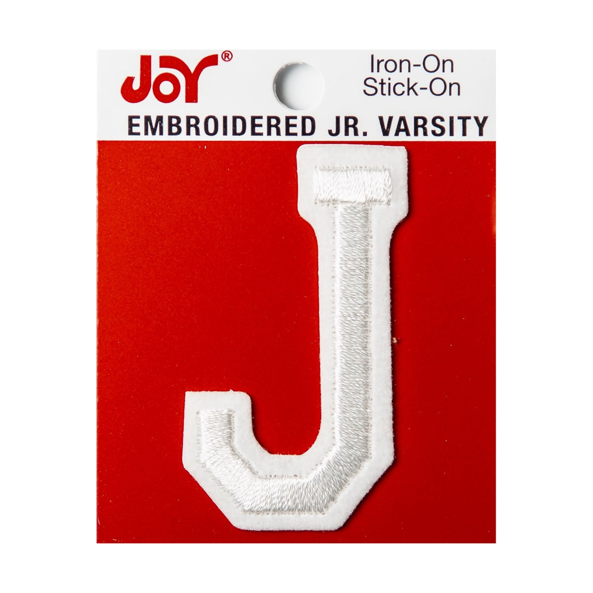 Joy Embroidered Iron-On 2 Inch Varsity Letters and Numbers