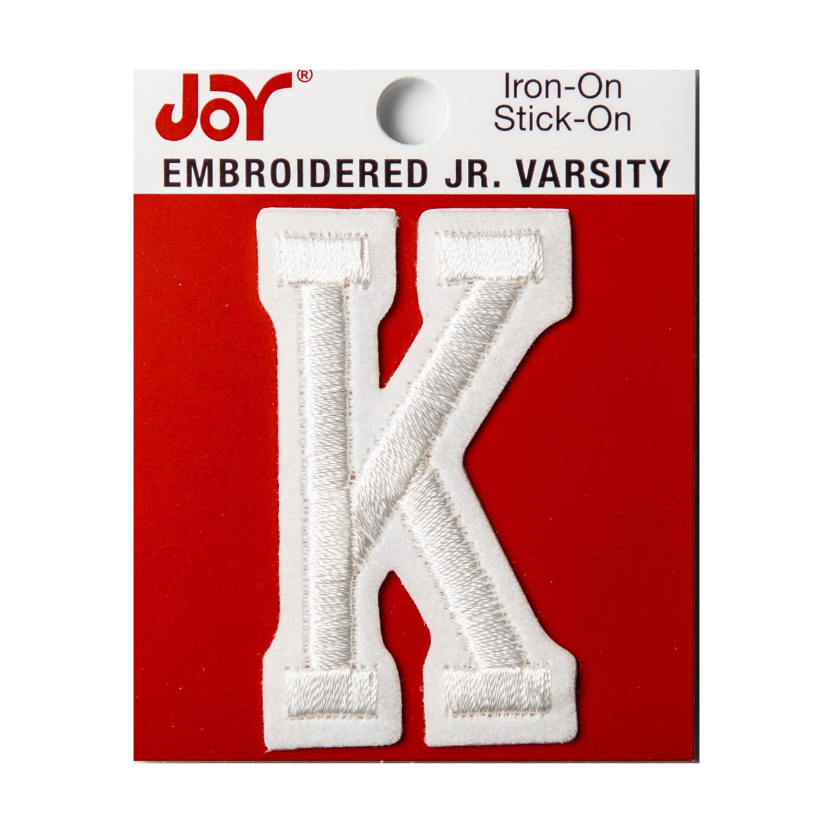 Joy Embroidered Iron-On 2 Inch Varsity Letters and Numbers