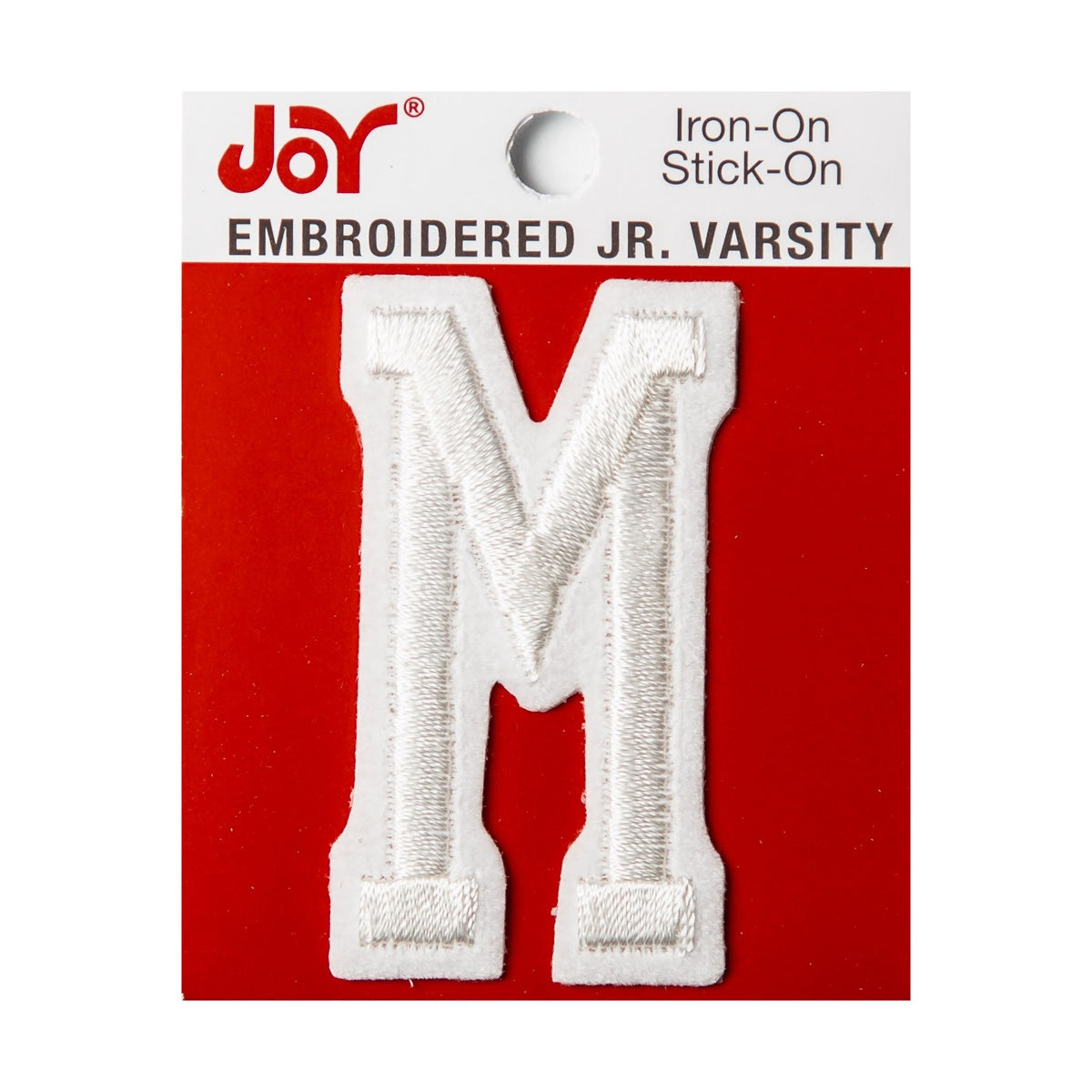 Joy Embroidered Iron-On 2 Inch Varsity Letters and Numbers