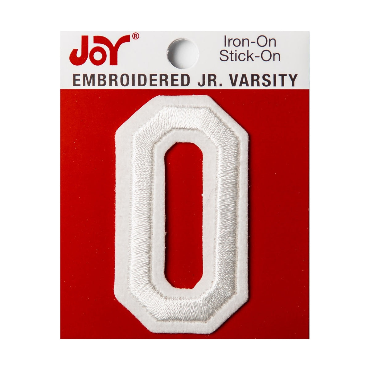 Joy Embroidered Iron-On 2 Inch Varsity Letters and Numbers